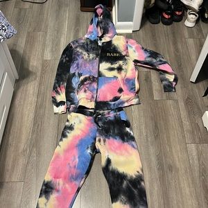 BRAND NEW: Tie-dye sweat set